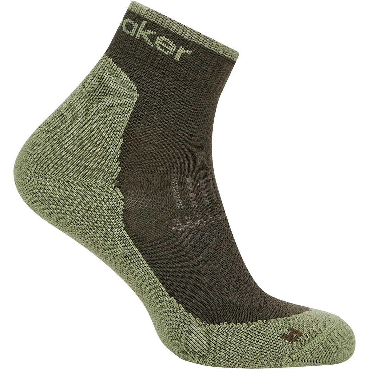 Icebreaker Herren Hike+ Light Mini Socken (Größe 47 , oliv)