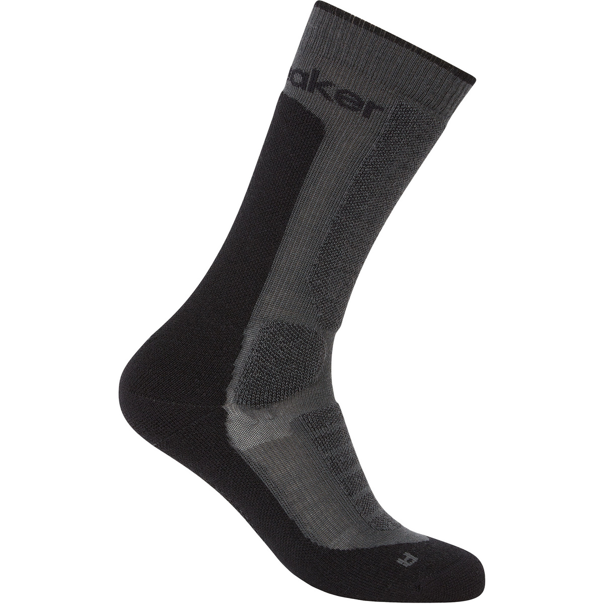 Icebreaker Femme Chaussettes Hike+ Heavy Crew (taille 35 , Gris)