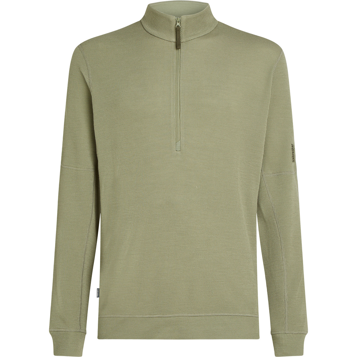 Image of Icebreaker Uomo Maglia a manica lunga 260 Waffle Knit Wander Half Zip