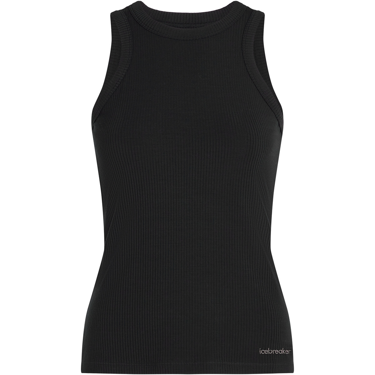 Icebreaker Damen Rib Lotus Top (Größe XL, schwarz)