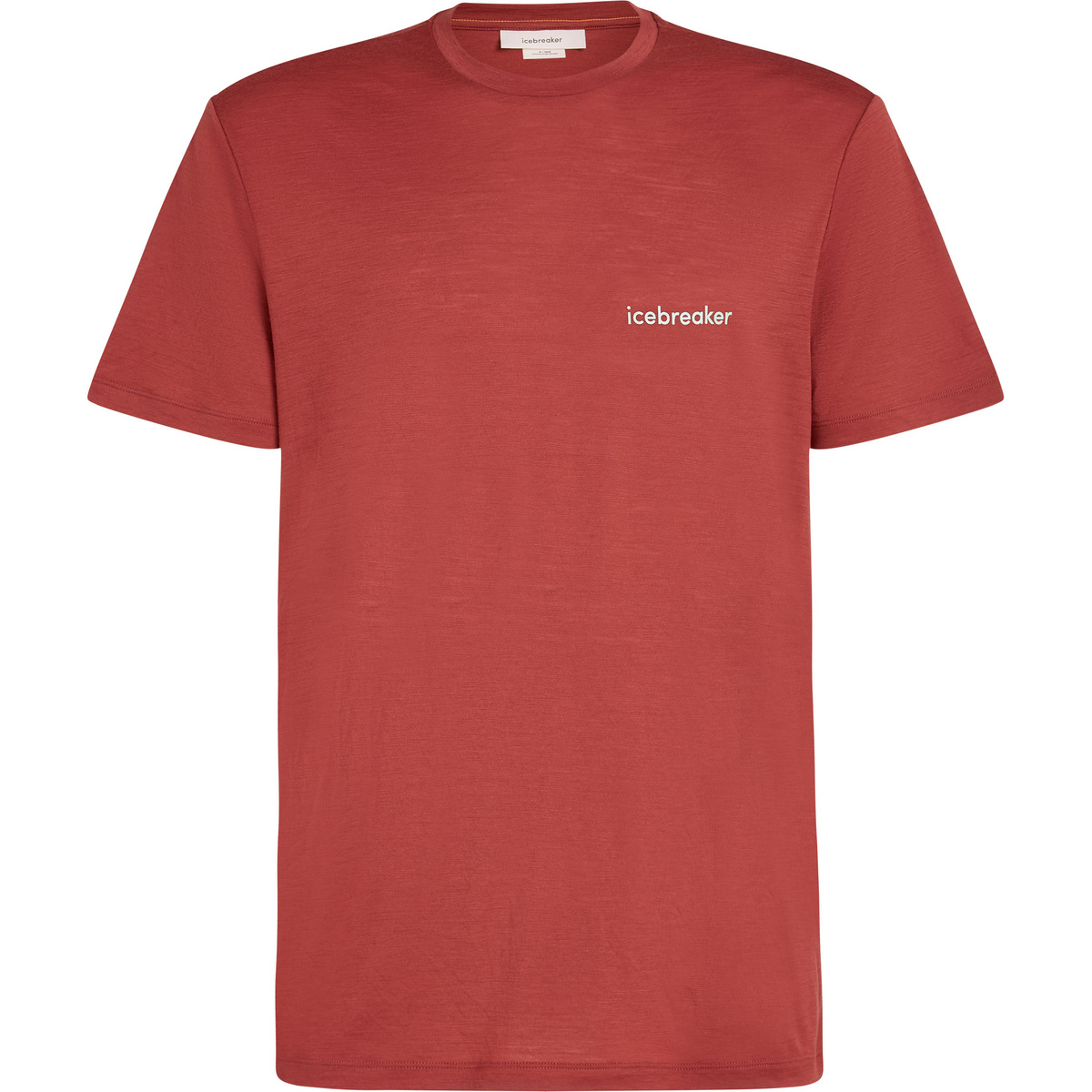 Icebreaker Herren 150 Tech Lite Scop IB Wordmark T-Shirt (Größe XL, rot)
