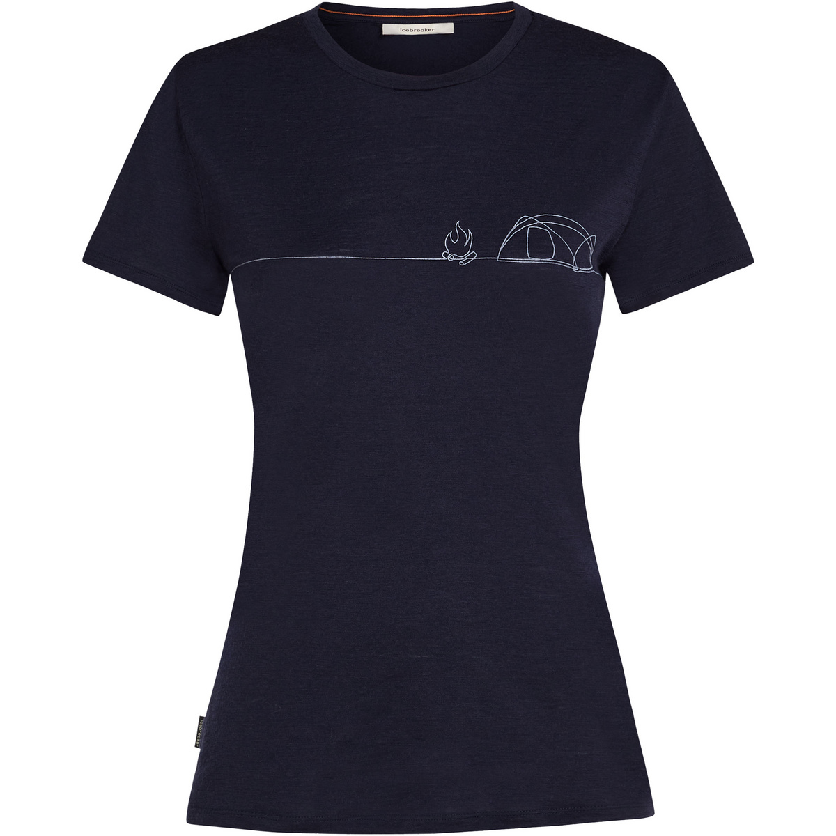 Image of Icebreaker Donna Maglietta 150 Tech Lite Single Line Camp
