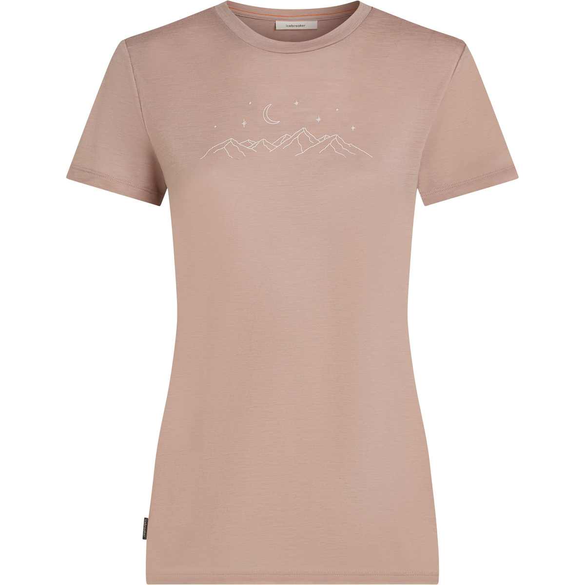 Icebreaker Damen 150 Tech Lite Sparkling Stars T-Shirt (Größe S, beige)