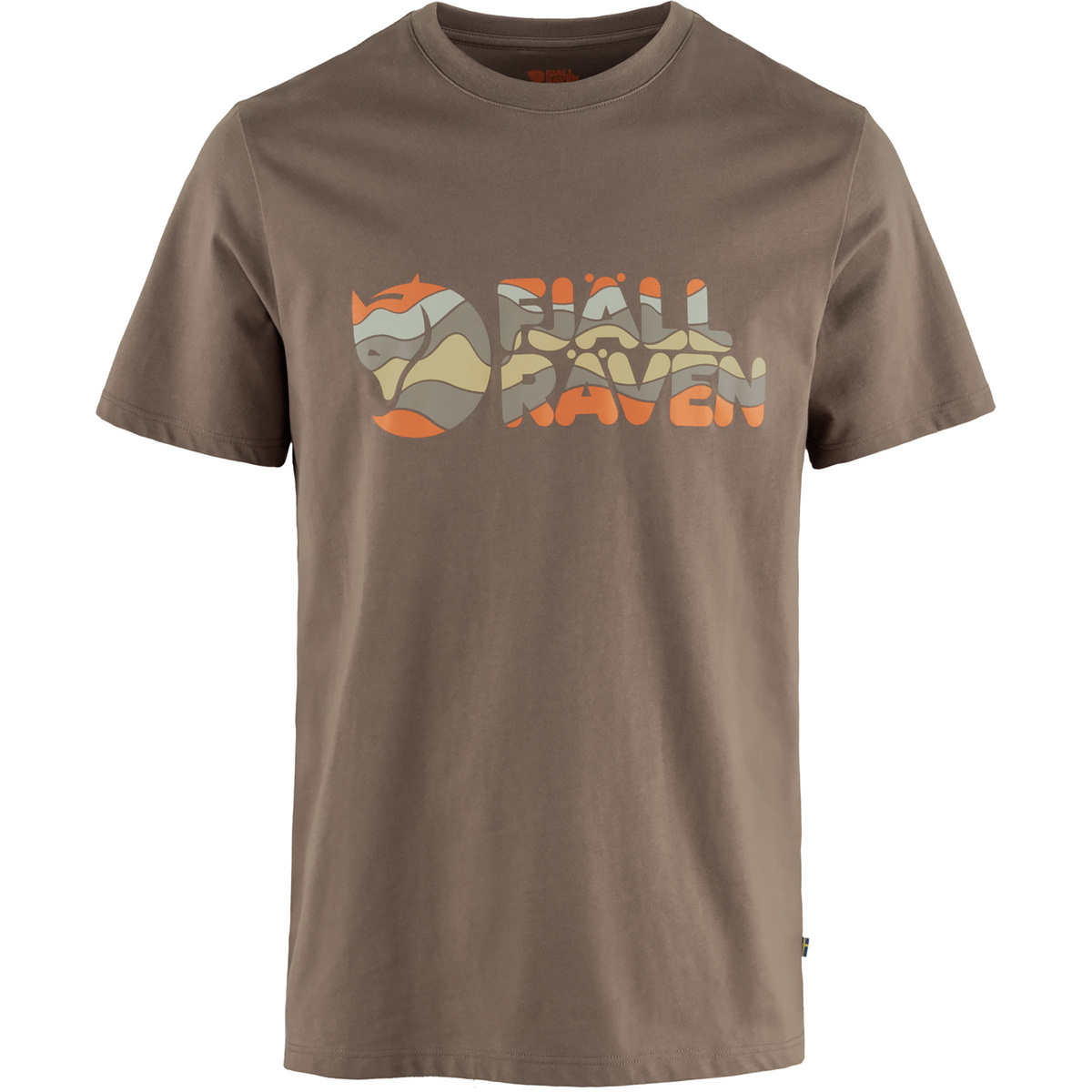 Fjällräven Herren Multicolor Logo T-Shirt (Größe XL, braun)