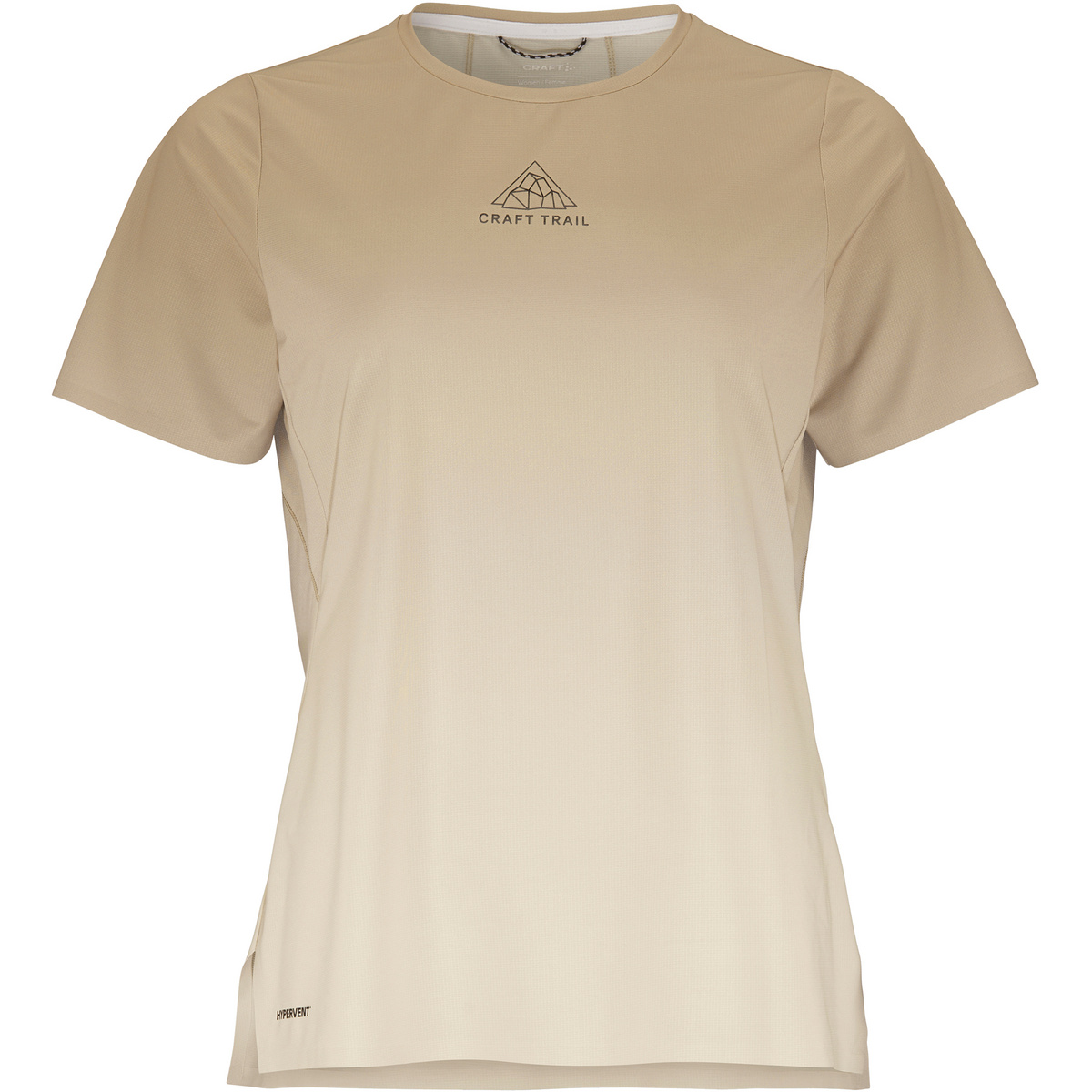 Craft Damen Pro Trail 2 T-Shirt (Größe M, beige)