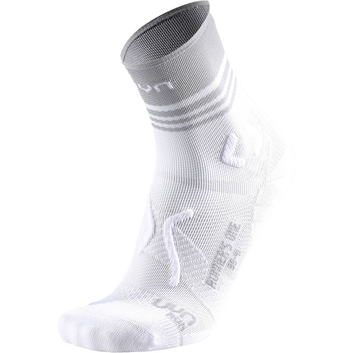 Uyn Uomo Calzini Runner's One Short Grip (Taglia 45 , Bianco)