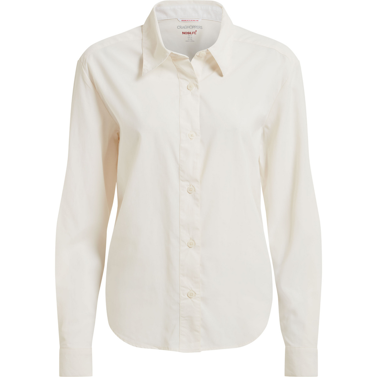 Craghoppers Donna Camicetta Nosilife Freeda (Taglia XL, Bianco)
