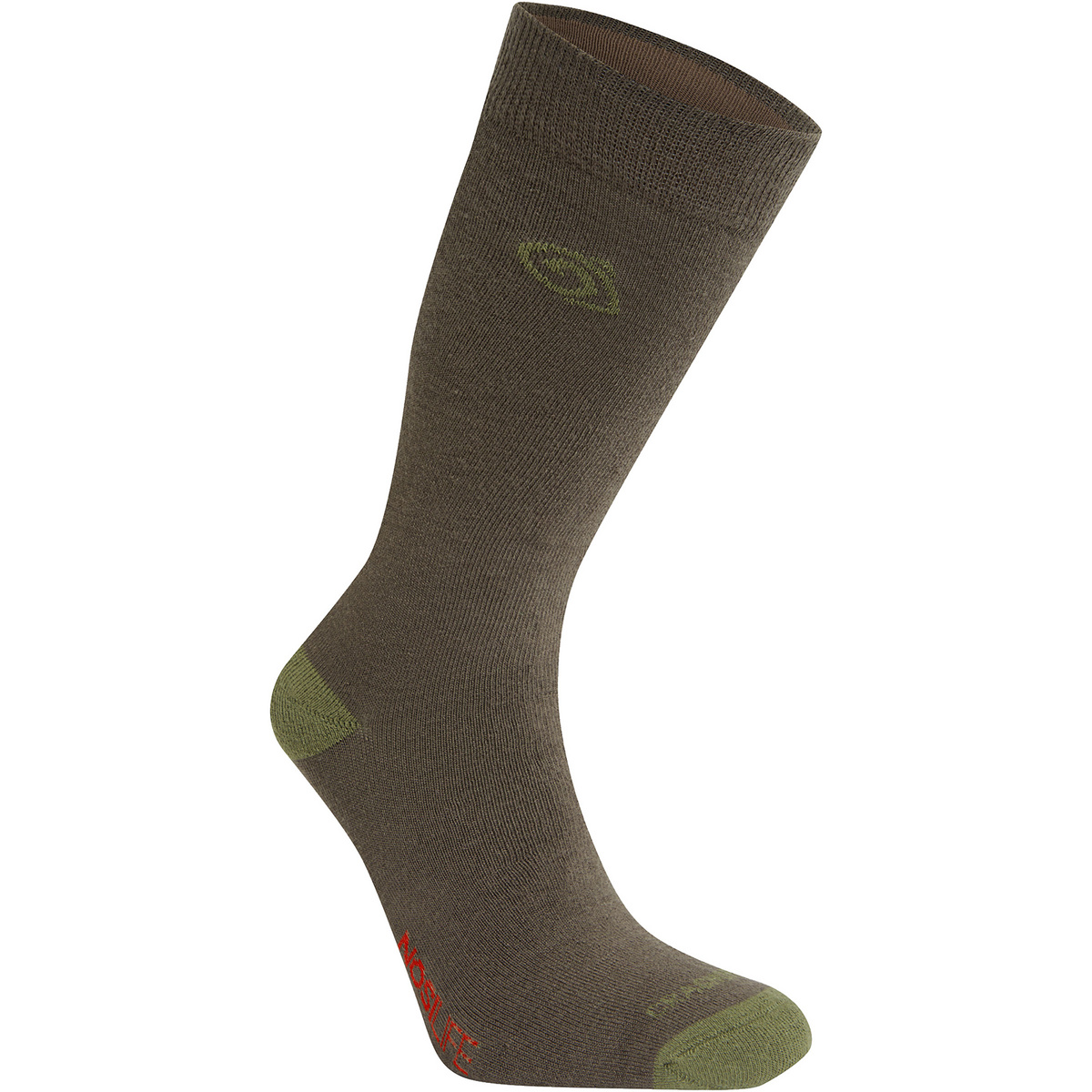 Craghoppers Calzini Nosilife Travel (Taglia 39 , Verde)