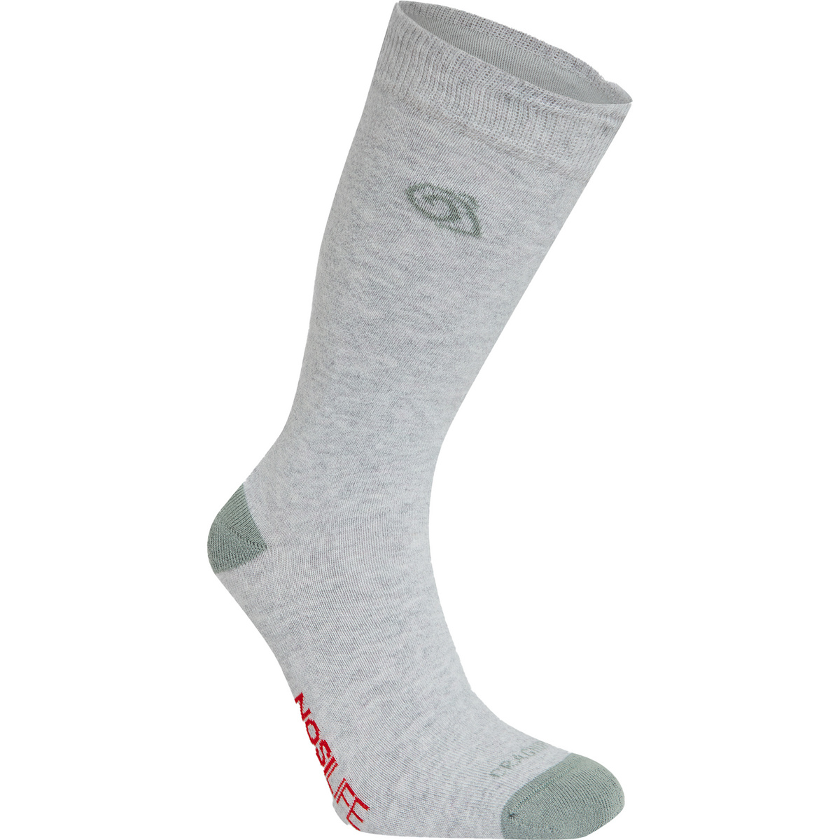 Craghoppers Nosilife Travel Socken (Größe 36 , weiss)