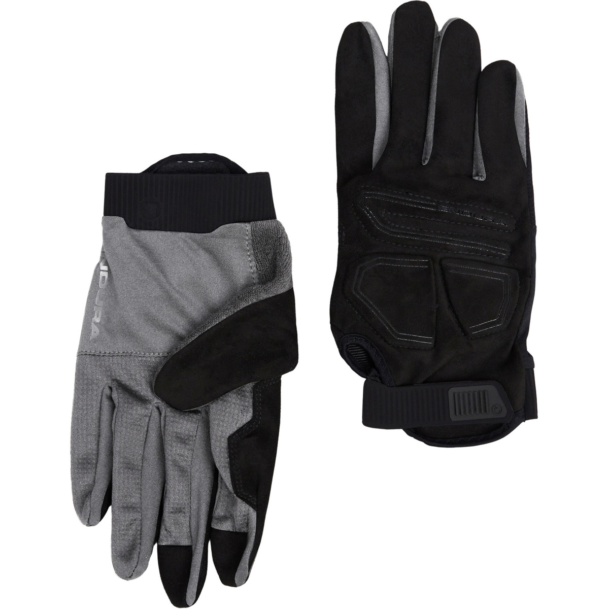 Endura Guanti Loop Full Finger (Taglia M, Grigio)