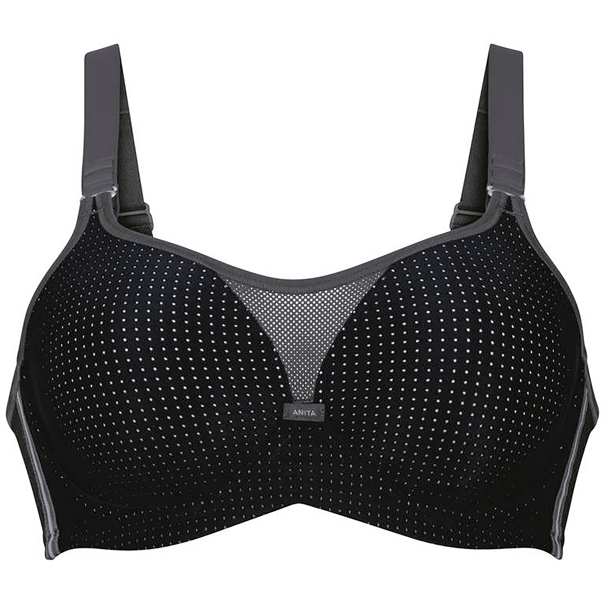 Anita Femme Soutien-gorge de sport Bügel (taille 90D, Noir)
