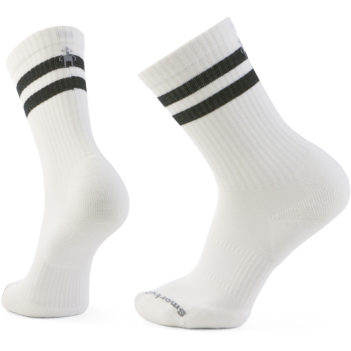 Smartwool Everyday Athletic Striped Crew Socken (Größe 42 , weiss)