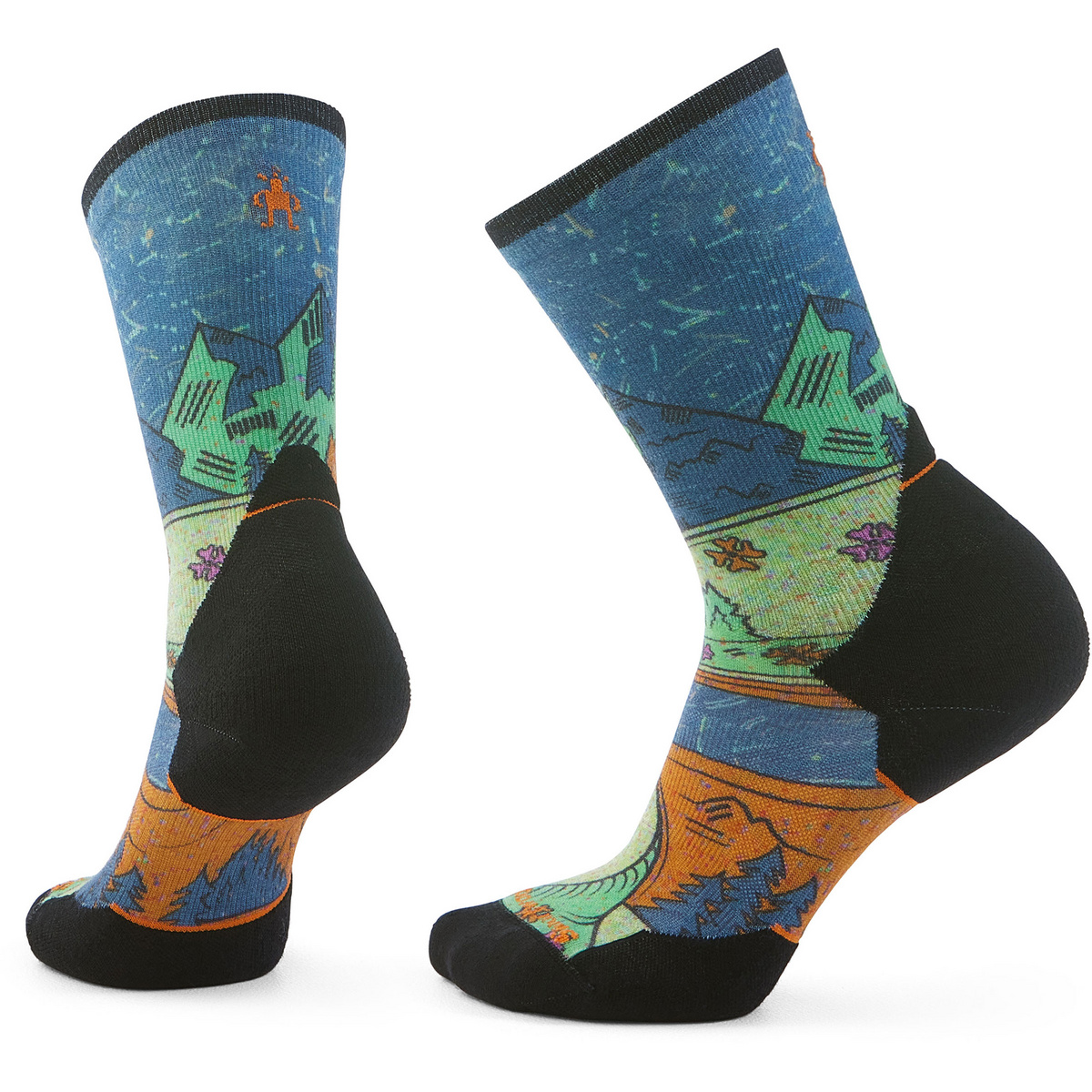 Smartwool Donna Calzini Trail Run Targeted Cushion Mountian (Taglia 34 , Blu)