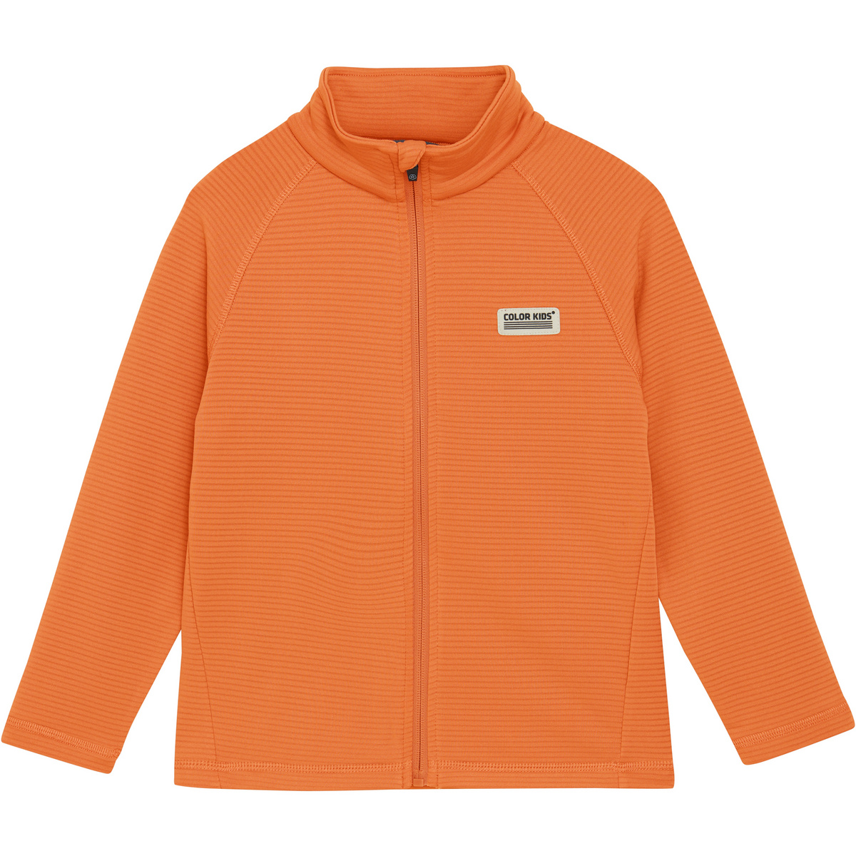 Color Kids Kinder Fleece Stretch Jacke (Größe 110, orange)