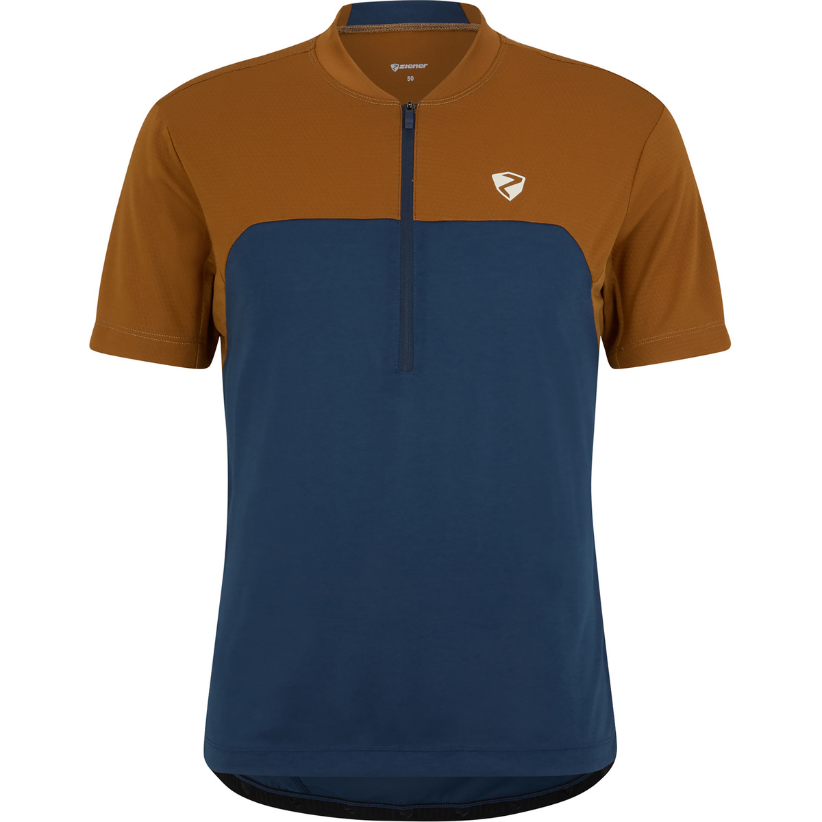 Ziener Uomo Maglia Narius (Taglia S, Marrone)