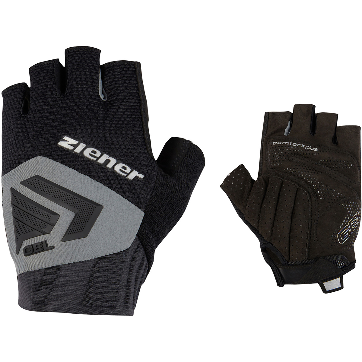 Ziener Herren Curdin Bike Handschuhe (Größe 9, schwarz)