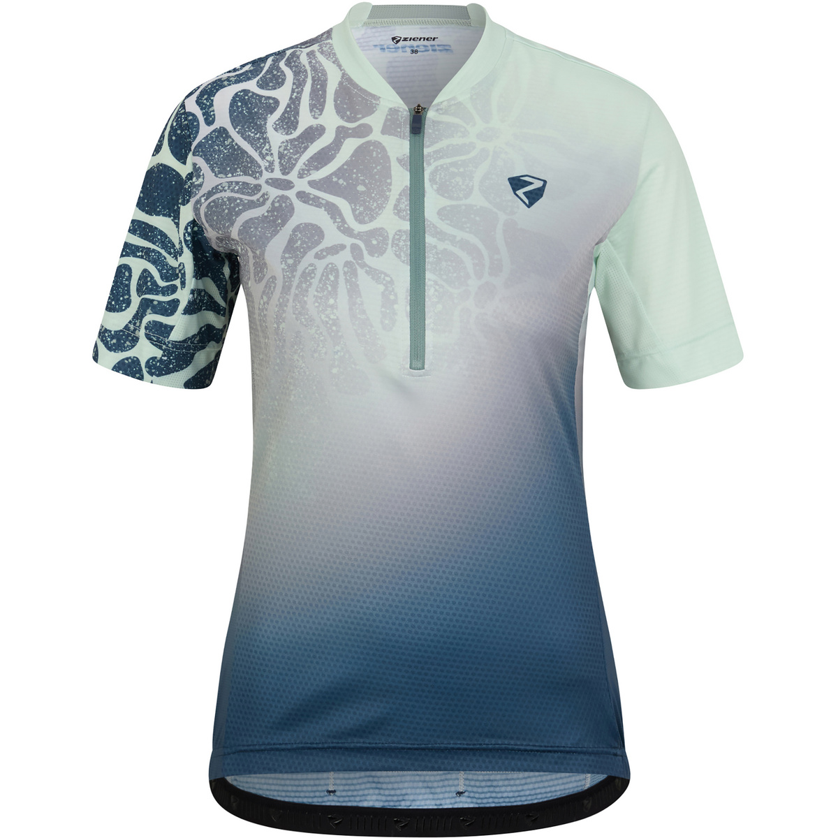 Ziener Donna Maglia Nelenia (Taglia XS, Blu)