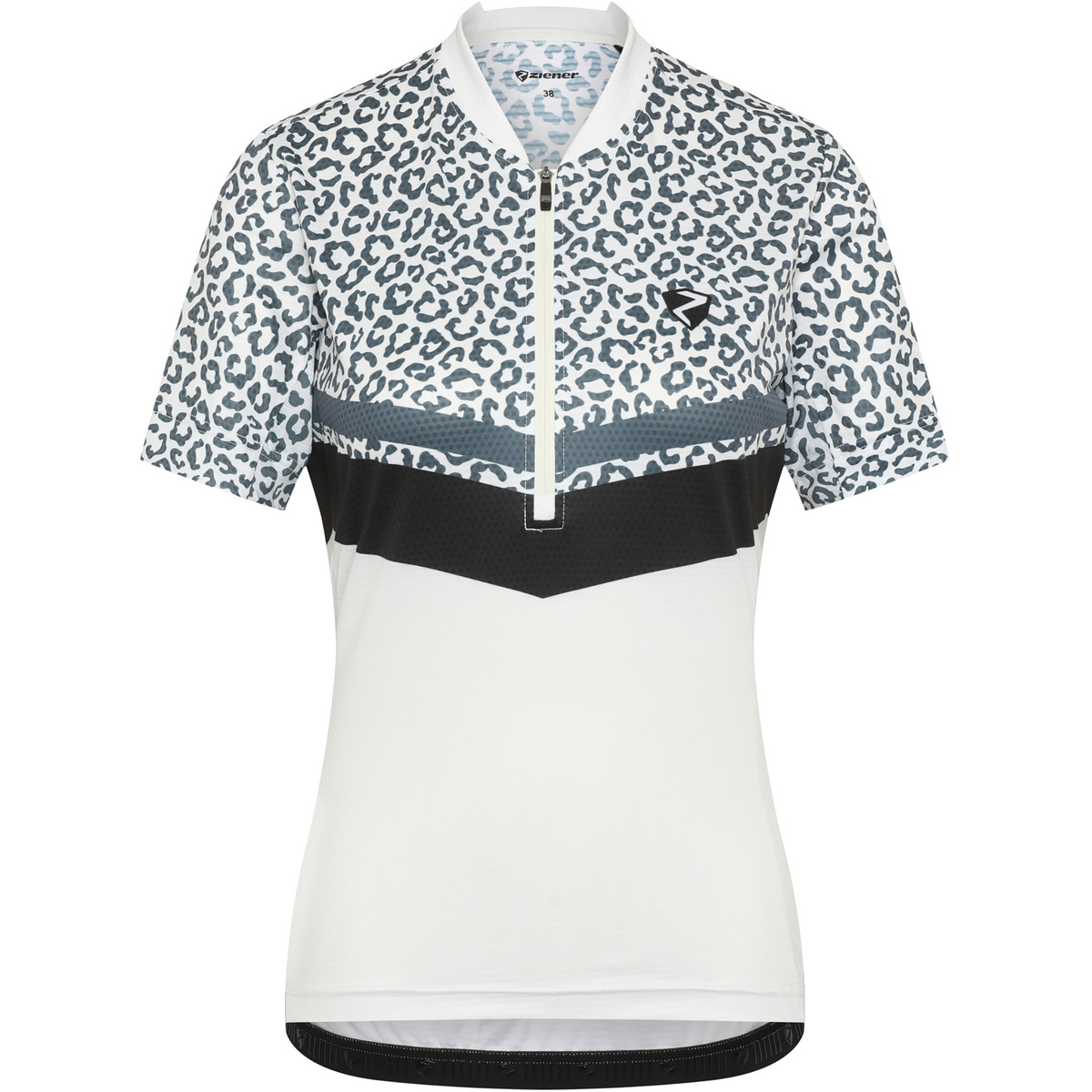 Ziener Donna Maglia Naladia (Taglia XXL, Bianco)