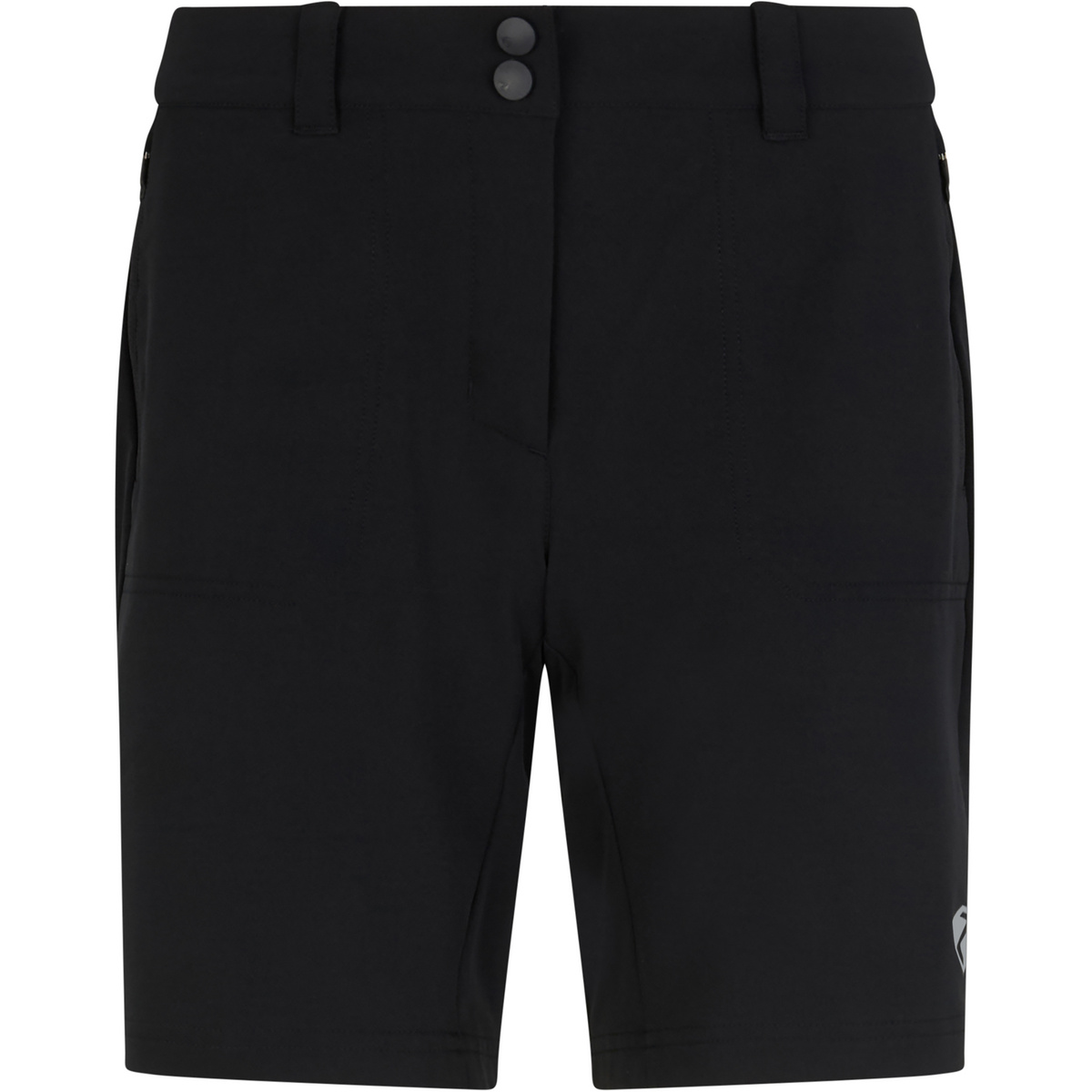 Ziener Damen Nakoa Radhose kurz (Größe L, schwarz)