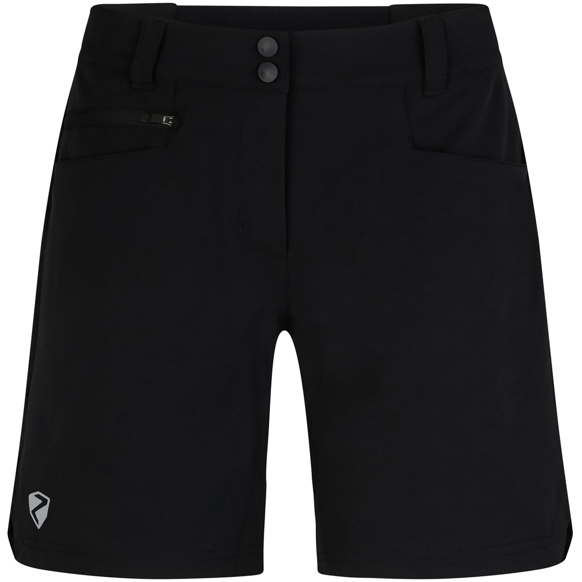 Ziener Donna Pantaloncini da ciclismo corti Neja (Taglia XL, Nero)