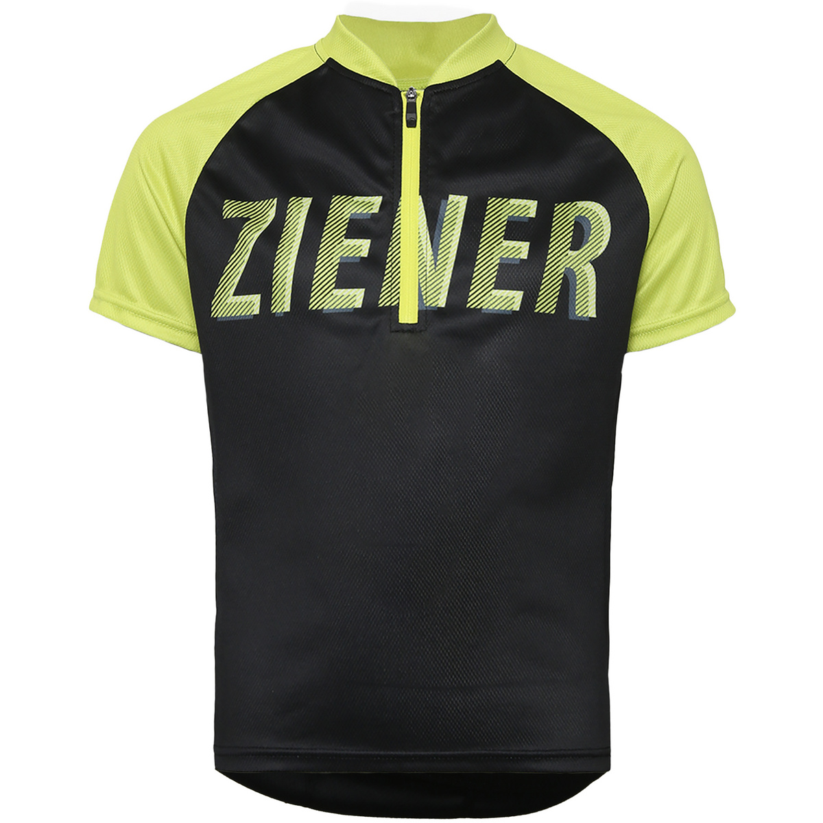 Ziener Kinder Nestel Trikot (Größe 128, schwarz)