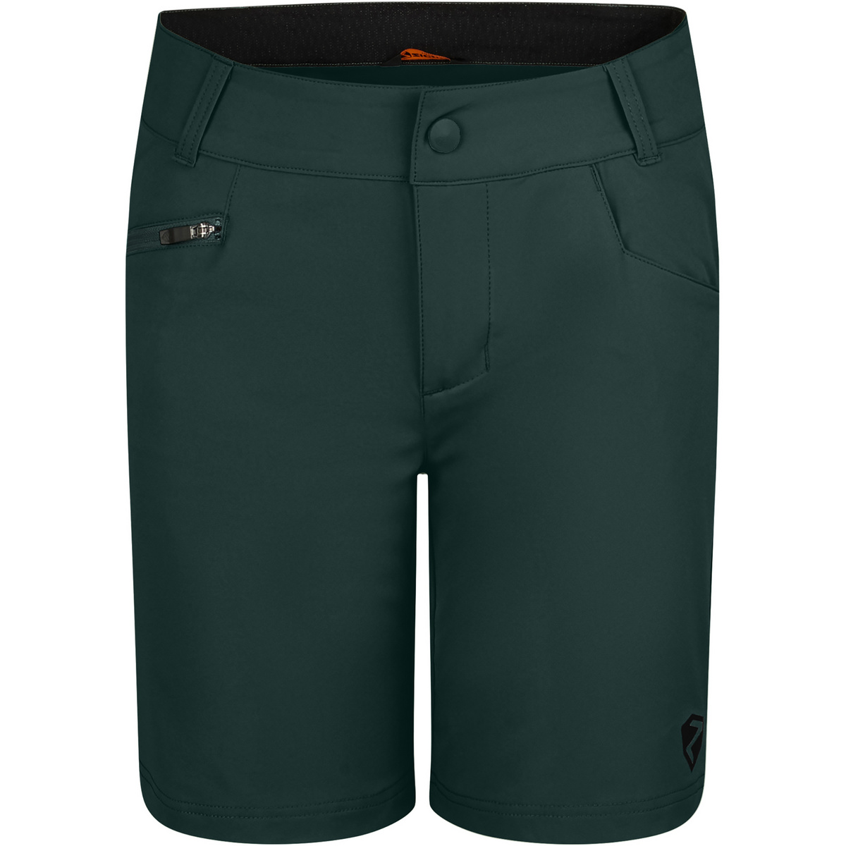 Ziener Bambino Pantaloncini da ciclismo corti Nado (Taglia 116, Verde)
