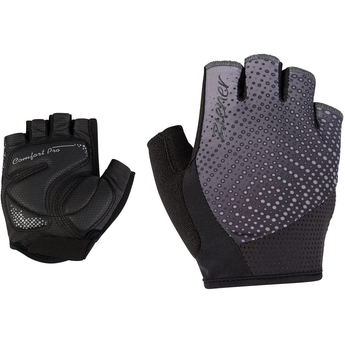 Ziener Damen Calina Bike Handschuhe (Größe 7, schwarz)