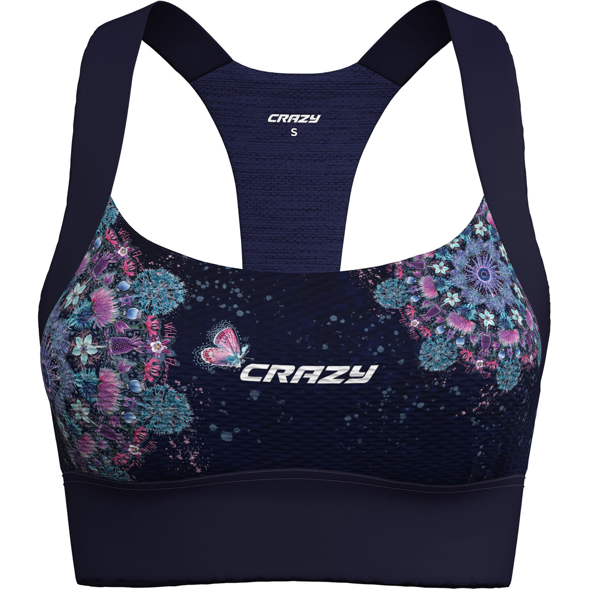 Crazy Donna Reggiseno sportivo Lightning (Taglia S, Multicolore)