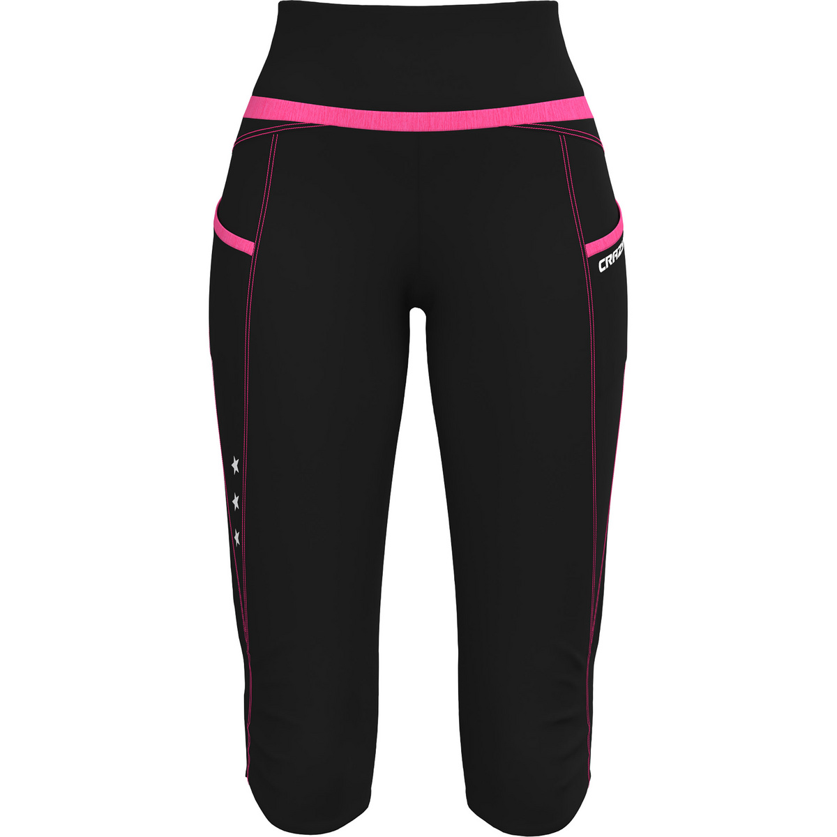 Crazy Damen Exit Mid Shorts (Größe L, schwarz)