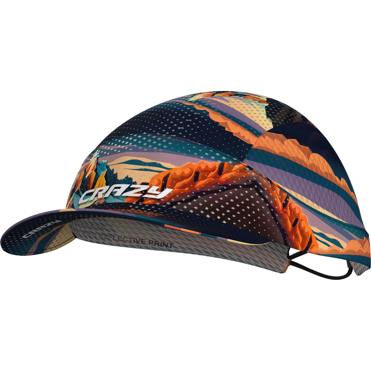 Crazy Pacman Run Cap (Größe ONE SIZE, mehrfarbig)