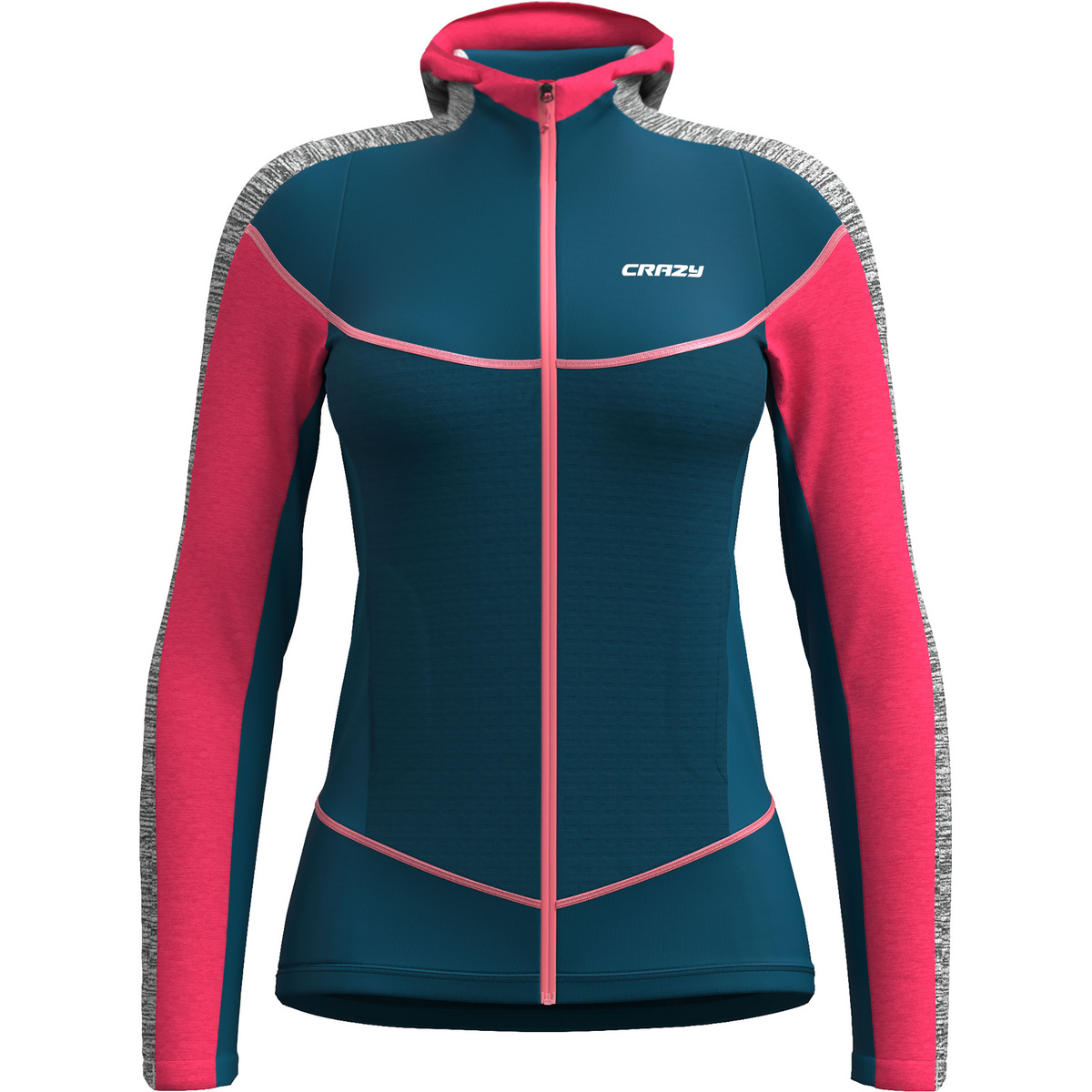 Crazy Damen Traverse Jacke (Größe XS, mehrfarbig)