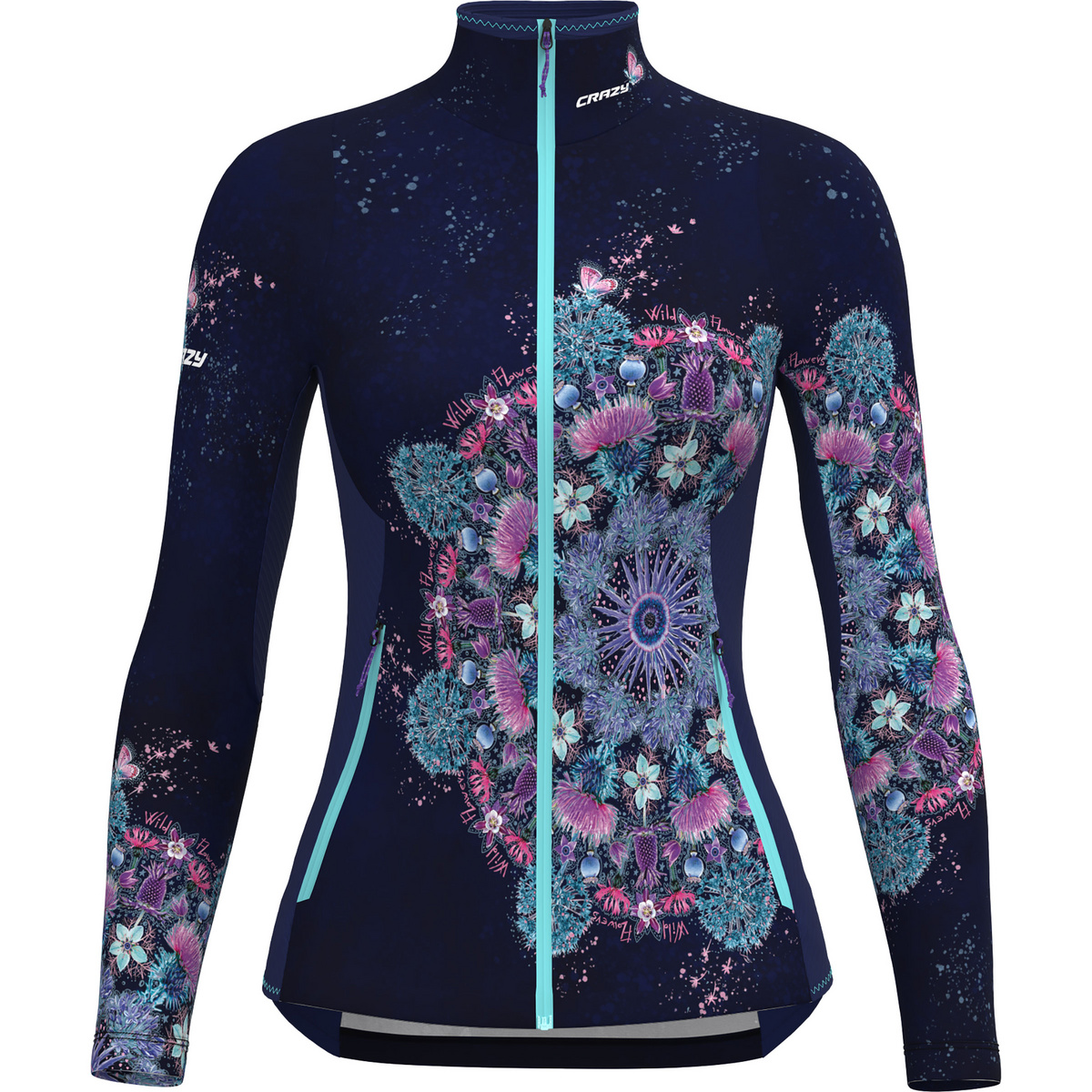 Crazy Damen Wonder Magic Light Jacke (Größe S, blau)