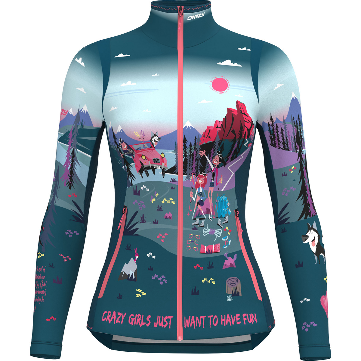 Crazy Damen Wonder Magic Light Jacke (Größe M, mehrfarbig)