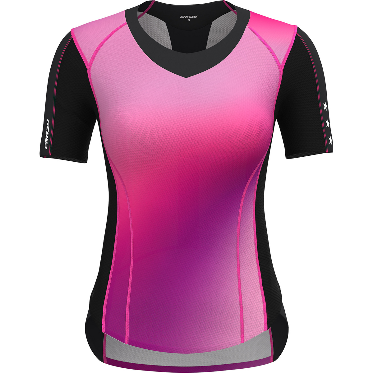 Crazy Damen Oxygen T-Shirt (Größe L, pink)