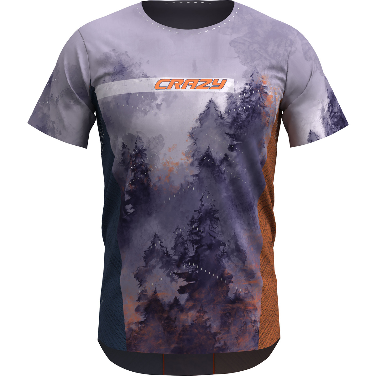 Crazy Uomo Maglietta Thunder (Taglia S, Multicolore)