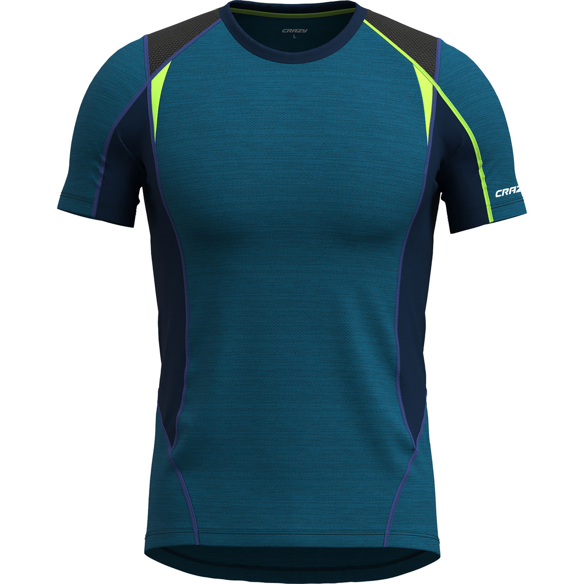 Crazy Herren Viper T-Shirt (Größe L, blau)