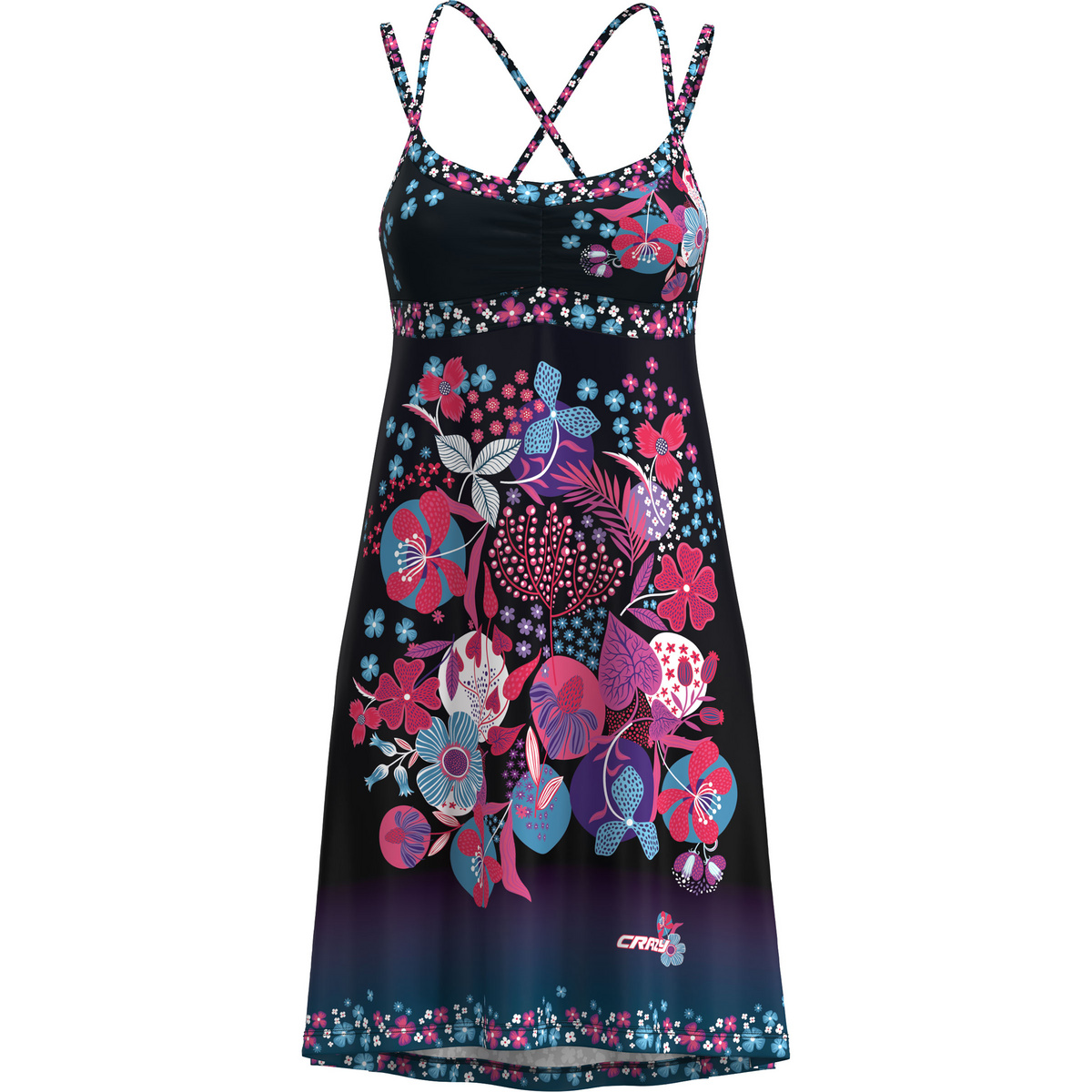Crazy Donna Vestito Kimera (Taglia XS, Multicolore)