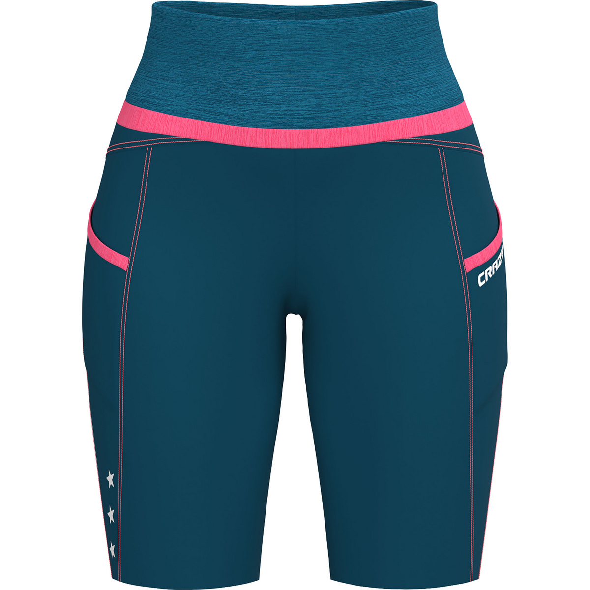Crazy Damen Exit Shorts (Größe XL, tuerkis)