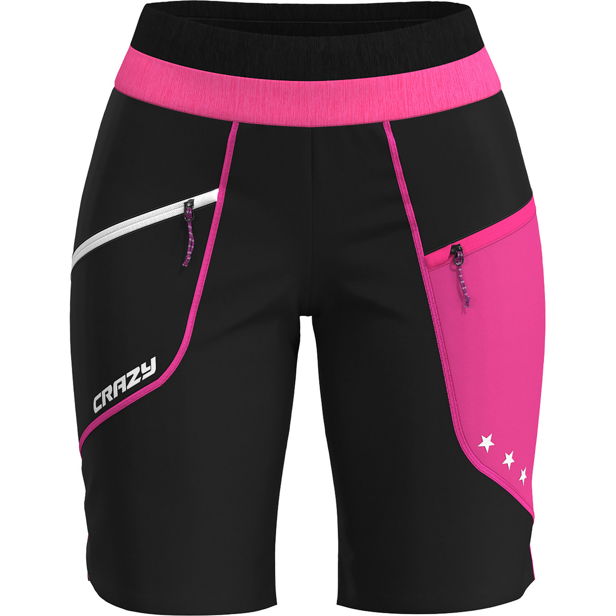 Crazy Donna Pantaloncini Ionic (Taglia S, Nero)