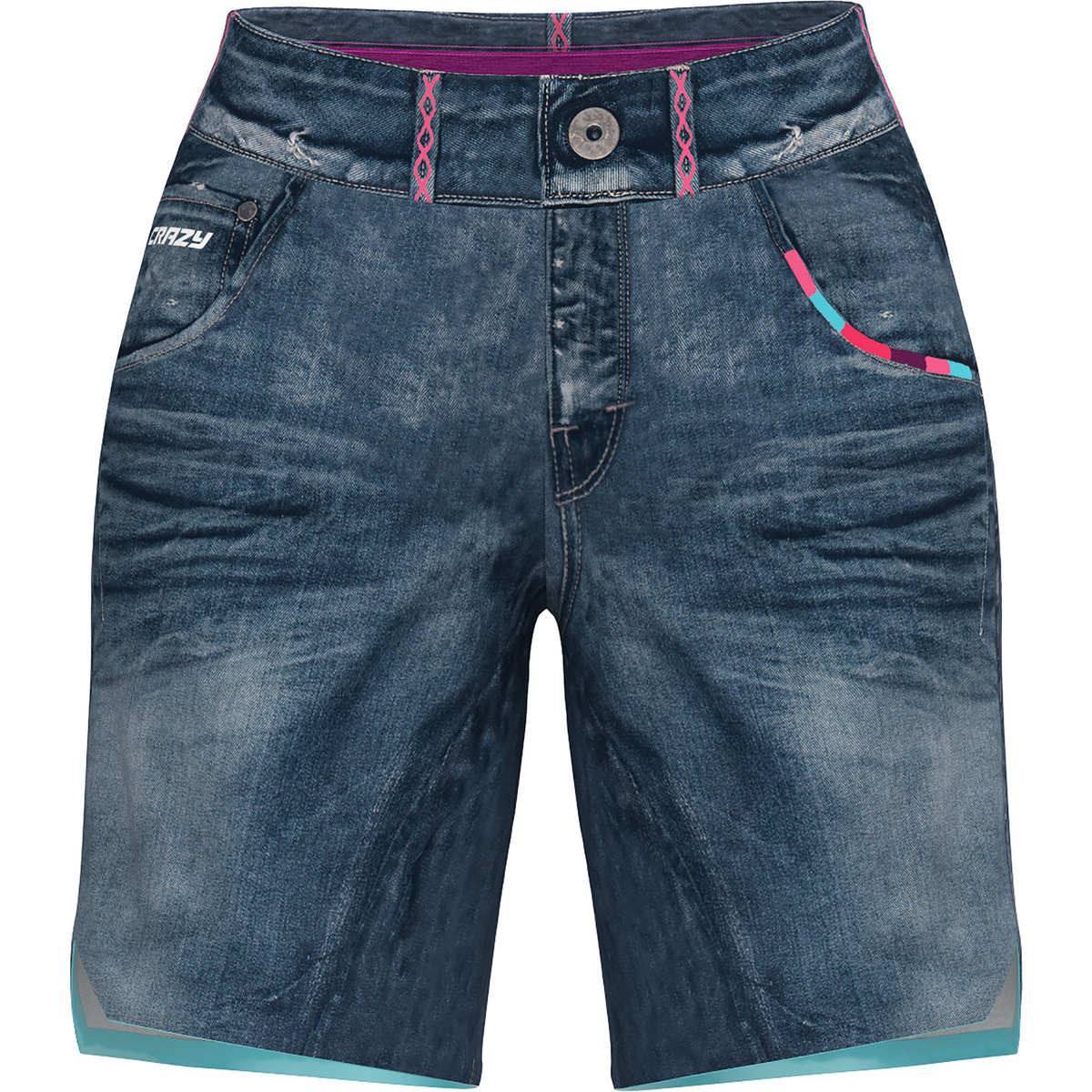 Crazy Damen Wonder Magic Shorts (Größe XS, blau)