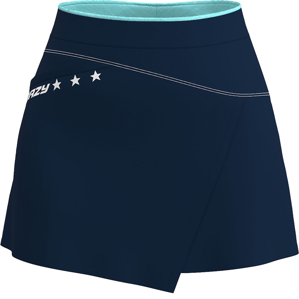 Crazy Femme Jupe Exit (taille M, Bleu)