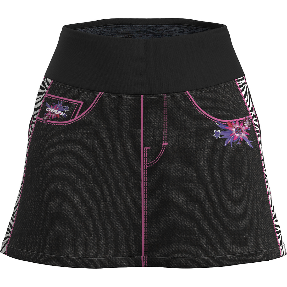 Crazy Femme Jupe Hidrogen (taille XS, Noir)