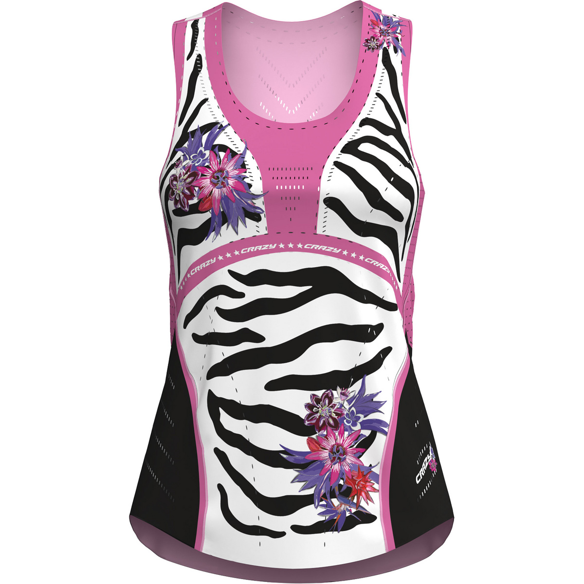 Crazy Donna Canotta Voltage (Taglia M, Multicolore)