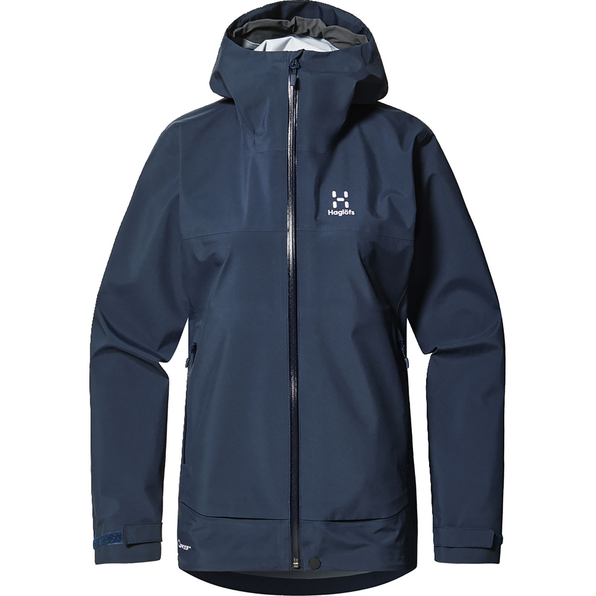 Haglöfs Damen Front Proof Jacke (Größe XS, blau)