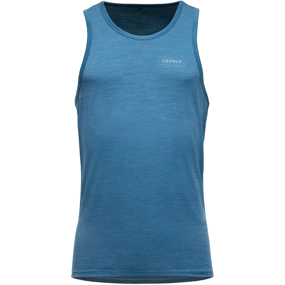 Devold Uomo Canotta Running Merino 130 (Taglia XL, Blu)