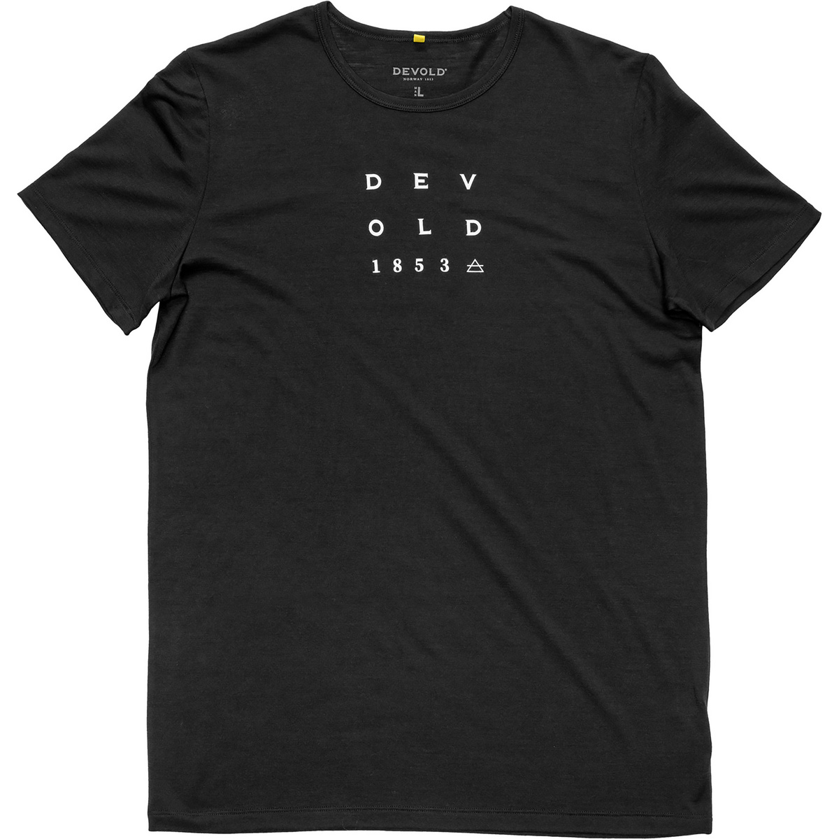 Devold Herren Active Worn By T-Shirt (Größe S, schwarz)