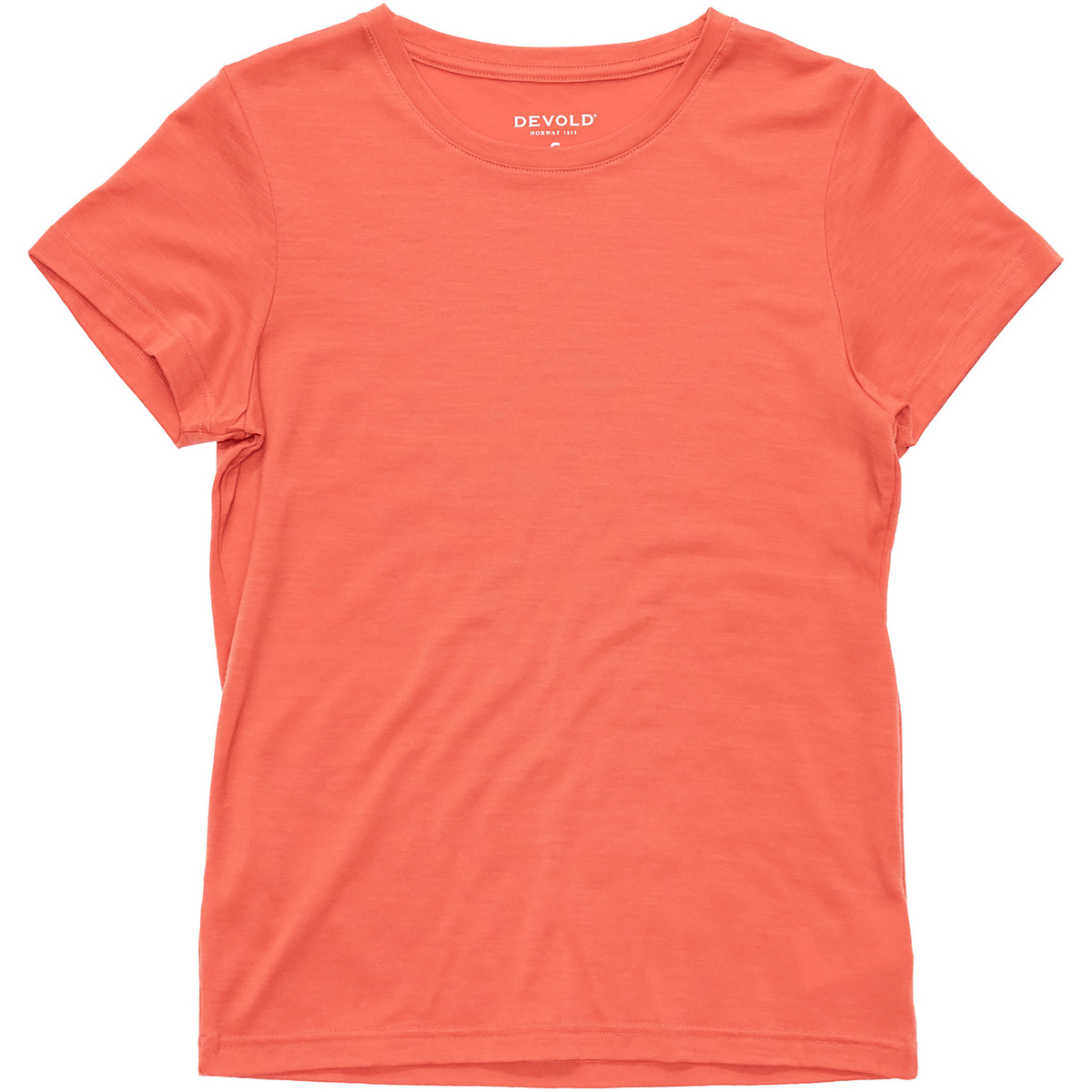 Devold Damen Classic T-Shirt (Größe XS, orange)