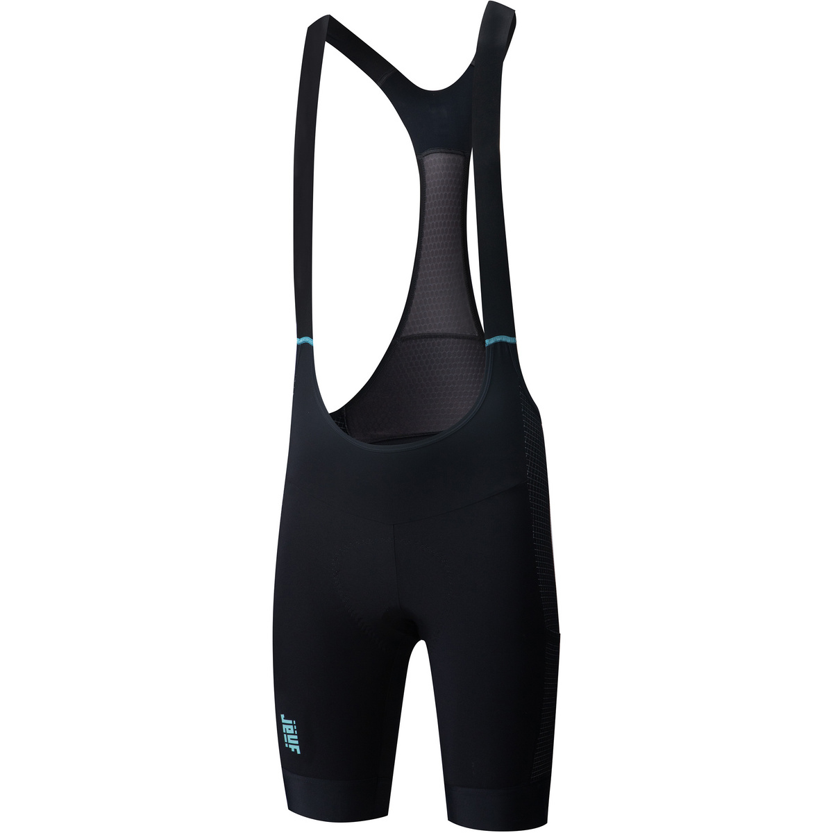 Jeuf Uomo Pantaloni bici corti Pro Race Gravel Cargo (Taglia XXL, Nero)