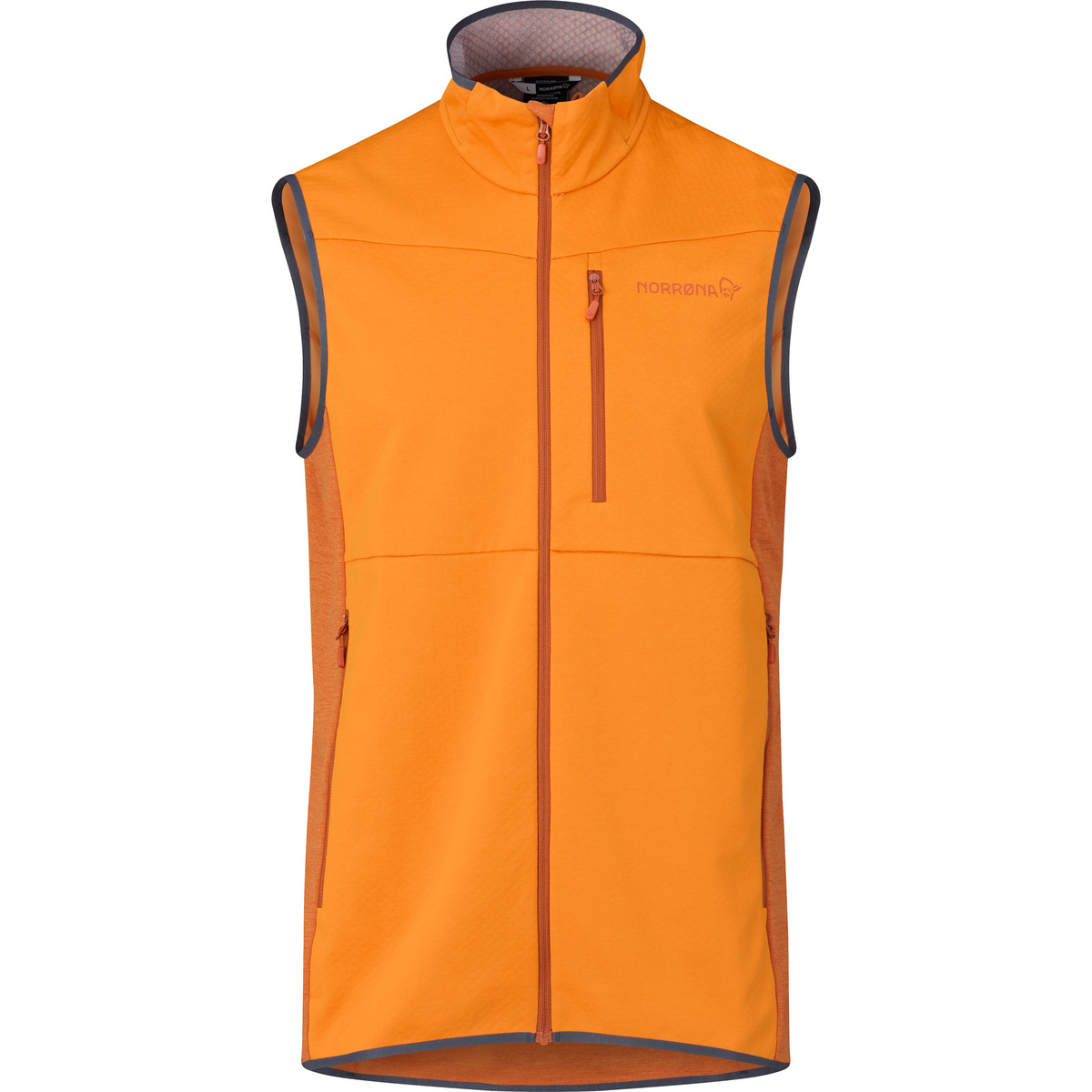 Norrona Homme Gilet Falketind Warm2 Octa (taille S, Orange)