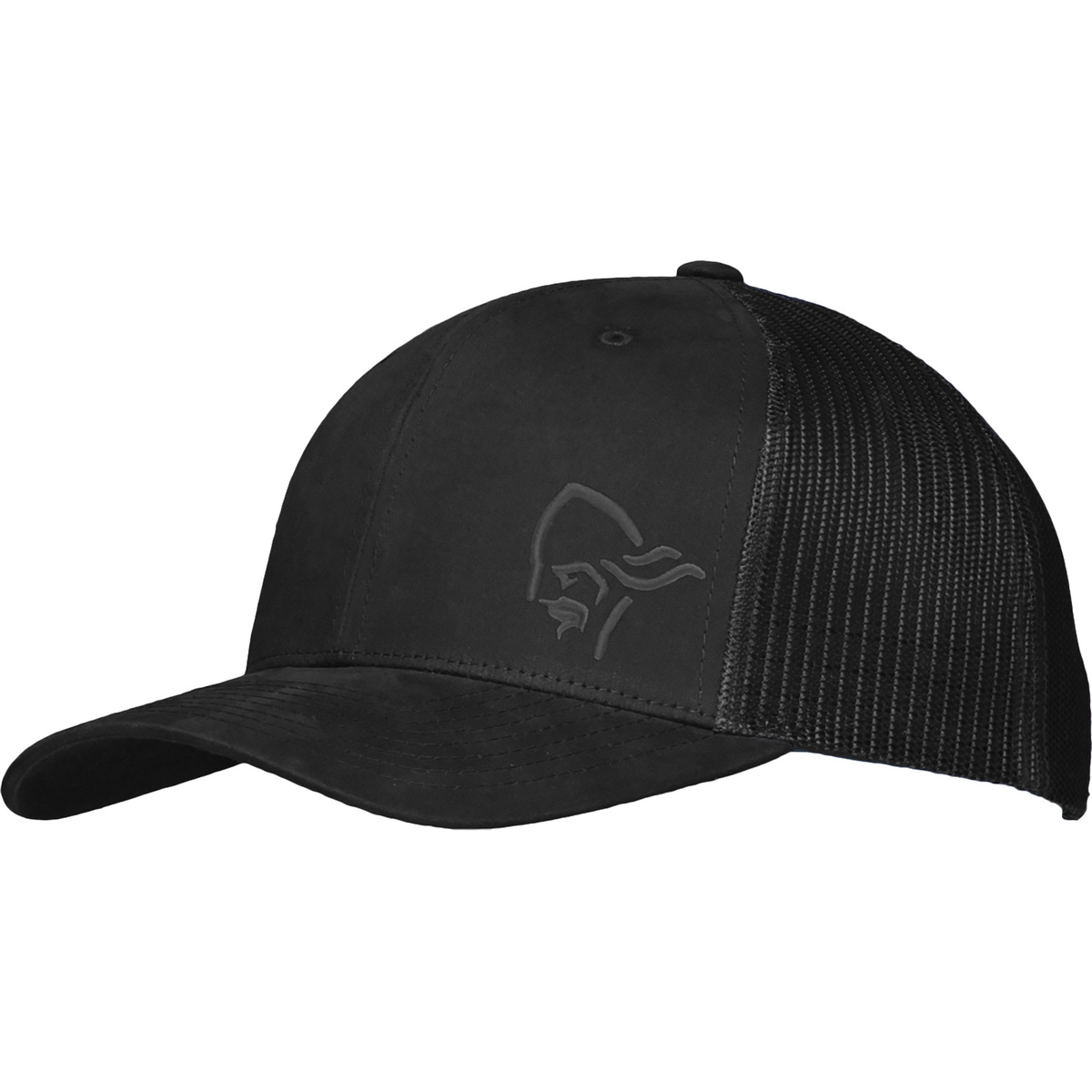Norrona /29 Trucker Mesh Snap Back Cap (Größe ONE SIZE, schwarz)